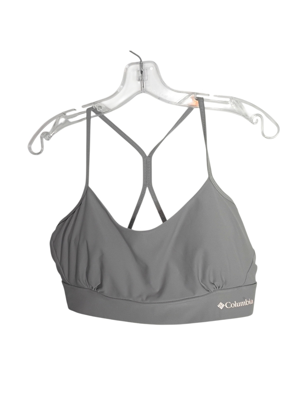 Columbia Gray Strappy Sports Bralette - Large